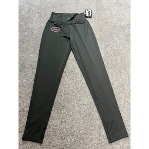 Zubaz Florida Gators Pants Women Small Gray Stretchy Activewear Lounge Sport New